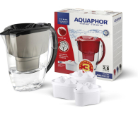 AQUAPHOR AQUAPHOR Dzbanek filtrujący Amethyst 2,8l (czarny) + 3 wkład - 1392253 - zdjęcie 1
